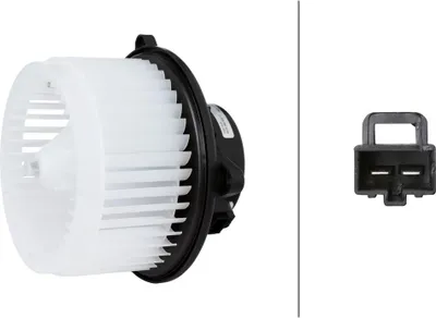 Produktbild von Innenraumgebläse 12 V 348 W 2-polig HELLA für u.a. OPEL INSIGNIA