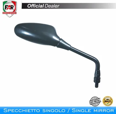 Immagine prodotto di Specchietto manubrio FAR 5347 sinistro universale nero
