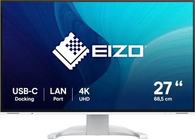 Immagine prodotto di Eizo EV2740X-WT EIZO 68,5 cm (27") EV2740X-WT 16:9 2xHDMI+DP+USB-C IPS al dettaglio
