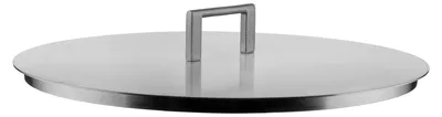Design-Deckel 28 cm, Edelstahl, matt, PVD-beschichtet