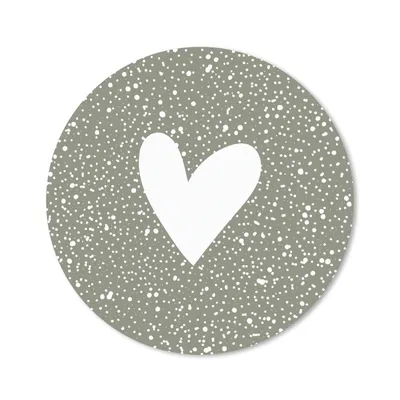 Produktbild von MuchoWow® Mauspad Mousepad Herz - Design - Liebe 40x40 cm - Mousepads - Maus Mat - Pad - Mausunterlage - Schreibtisch Accessoires
