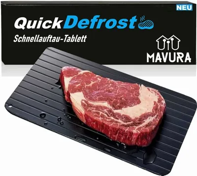 Produktbild von QuickDefrost Magische Auftauplatte Auftaubrett schnelle Auftauhilfe Defroster