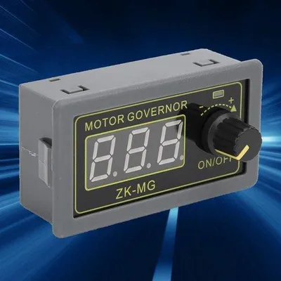 Zdjęcie produktu dla Regulator silnika 5 V, 12 V, 24 V, PWM, regulator prędkości silnika prądu stałego, wyświetlacz cyfrowy