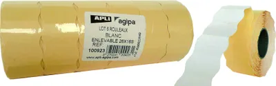 Produktbild von agipa Etiketten für Preisauszeichner 26 x 12 mm weiß