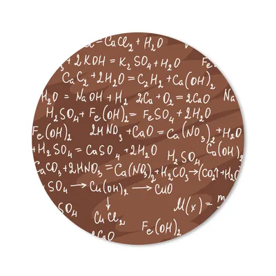Produktbild von MuchoWow® Mauspad Mousepad Zahl - Formel - Chemie - Figuren - Muster 50x50 cm - Mousepads - Maus Mat - Pad - Mausunterlage - Vinyl