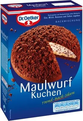 Immagine prodotto di Torta talpa Dr Oetker, confezione da 4 (4 x 435 g)