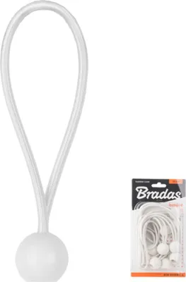 Produktbild von Bradas BCB-0520WH-B - Tensor de rubber (10 Stück, 10 x 20 cm), Farbe white