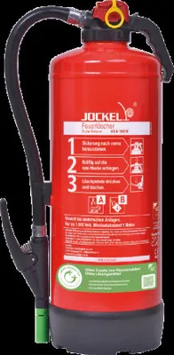Produktbild von 9l Jockel S9JX34 Green 2.0 Auflade Schaum Feuerlöscher inkl. Plakette Fluorfrei 12LE