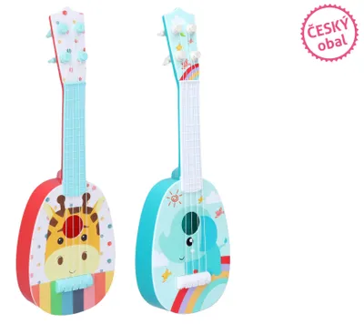 Obrázek produktu pro Kytara dětská 37 cm 4 struny - český obal