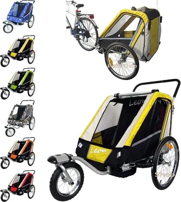 Produktbild von Leon Kinderanhänger Fahrradanhänger Jogger von 1 oder 2 Kinder
