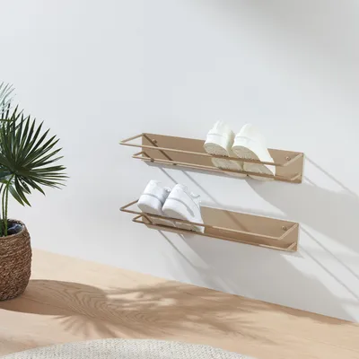 Produktbild von MyWIRE Schuhregal "Inn" 2er SET, 60cm - beige