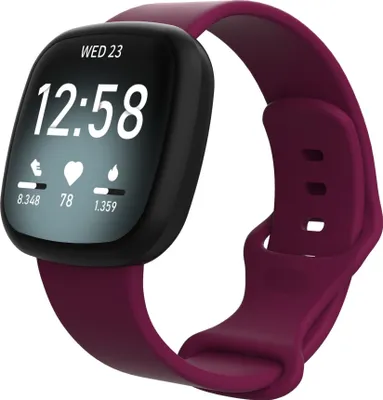 Immagine prodotto di INF Bracciale Fitbit Versa 3/Fitbit Sense in silicone Bordeaux (S)