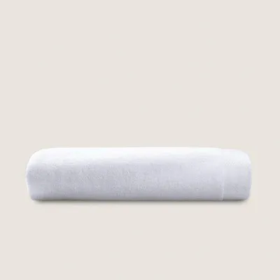 Obrázok produktu pre Unyqoos® Veľký ručník do kúpeľa, 100 x 150 cm – Ručník do sauny vyrobený zo 100% mikrovlákna, 500 g/m², hotelová kvalita, biela farba