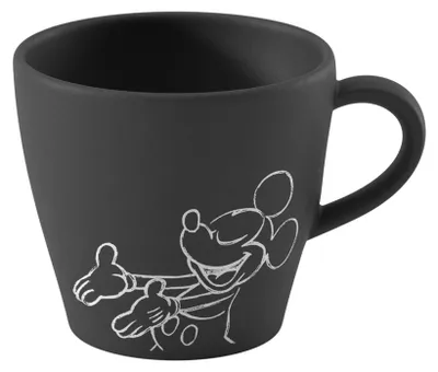Zdjęcie produktu dla Villeroy&Boch - Filiżanka do kawy 160 ml Manufacture Mickey Mouse Czarna