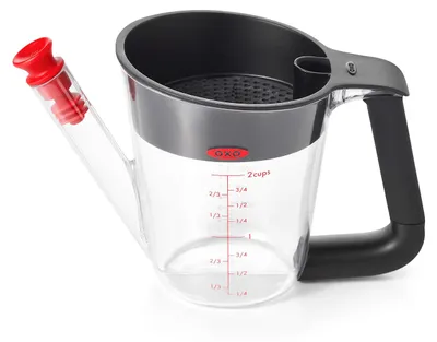 Produktbild von Fett-Trennkanne 500 ml OXO Good Grips, Küchenhelfer, Öl-Trenner, Kunststoff