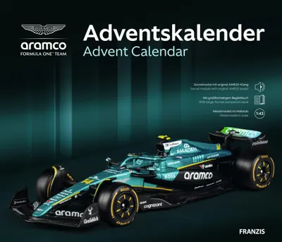 Imagen del producto de FRANZIS 67325 - Calendario de Adviento de Aston Martin Aramco de Fórmula 1