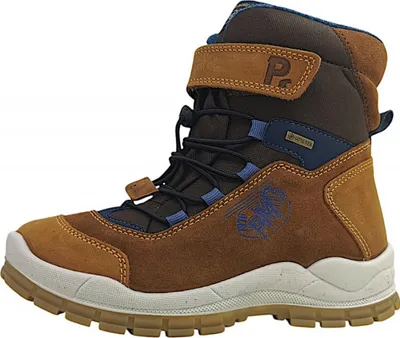 Produktbild von Primigi Hans GTX Kinderschuhe Jungen Winterstiefel Klettstiefel Braun Festlich, Schuhgröße:39 EU