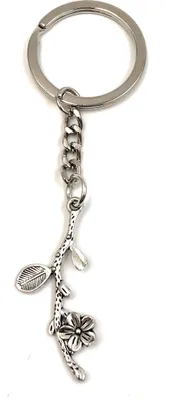 Image de Onwomania Porte-clés Vigne Branche Arbre Argent Métal Pendentif Charm