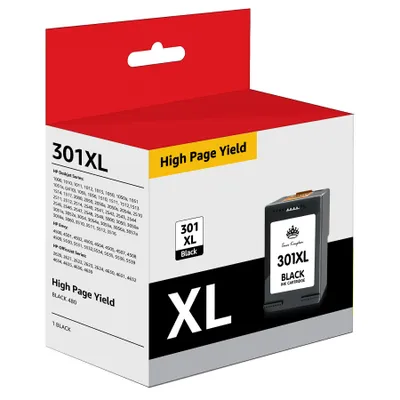 Produktbild von 1er Black Druckerpatronen Für HP 301 XL Deskjet 1050 2540 2050 A 3050 Envy 4500 4504 5530 5532 5534 OfficeJet 2544 2620 4630 4632 2622 4634