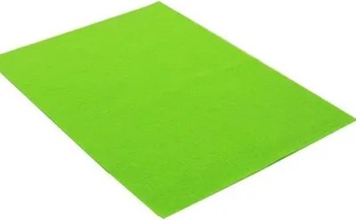 Immagine prodotto di Feltro decorativo verde chiaro 20x30cm 10pz