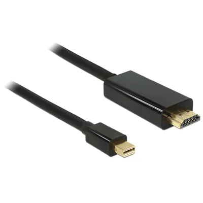 Produktbild von Delock - Adapterkabel - Mini DisplayPort männlich zu HDMI männlich - 3 m - Schwarz