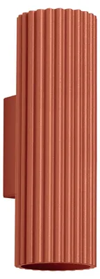 Zdjęcie produktu dla Kinkiet KARBON ochra czerwona 2xGU10x10W aluminium wym:20x6,5x8,5cm IP20 Sollux Lighting