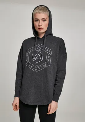 Obrázek produktu pro Dámská mikina Mr. Tee Ladies Linkin Park OML Oversize Hoody charcoal - S