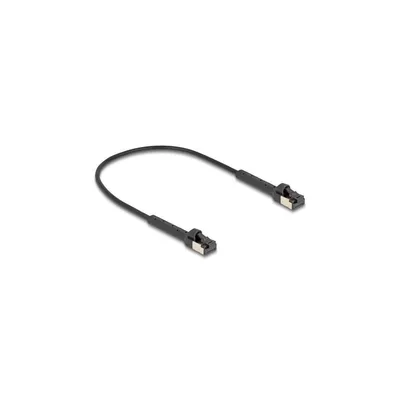 Immagine prodotto di DELOCK RJ45 Netzwerkkabel Cat.8.1 winkelbar 40 Gbps 0,25m