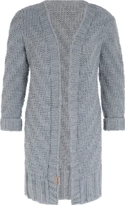 Produktbild von Knit Factory Sally Strickjacke - Grau - 36/38