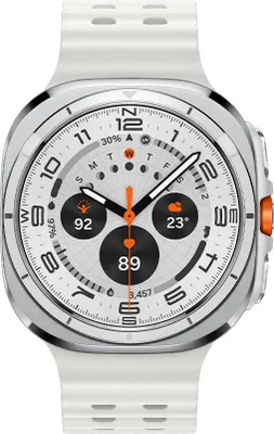 Image de Samsung Galaxy Watch Ultra - 47 mm - titane - montre intelligente avec bracelet marine - caoutchouc - w