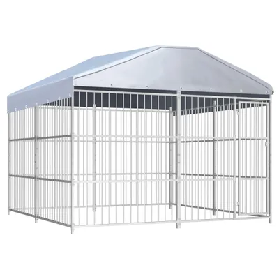 Produktbild von The Living Store Outdoor-Hundezwinger mit Überdachung 300×300×200 cm