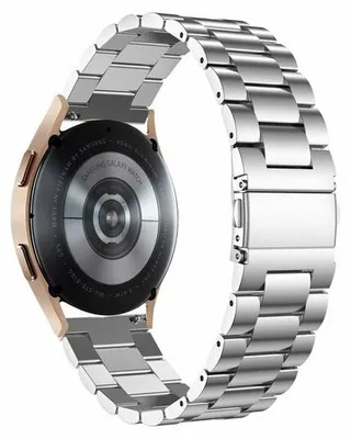 Produktbild von By Qubix passend für Garmin Venu 4 - 41 mm - Edelstahl-Gliederarmband - Silber
