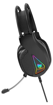 Produktbild von TWOLF H160 – kabelgebundenes Gaming-Headset mit USB-Anschluss, RGB-Beleuchtung und 50-mm-Treibern