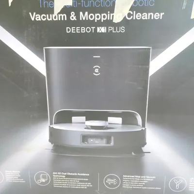 Produktbild von ECOVACS Saug Wischroboter Haushalt DEEBOT X1 Plus automatische Entleerungsstation leistungsstark groß für saubere Böden