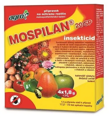 Obrázek produktu pro AGRO CS a.s. Mospilan 20 SP 4x1,8 g