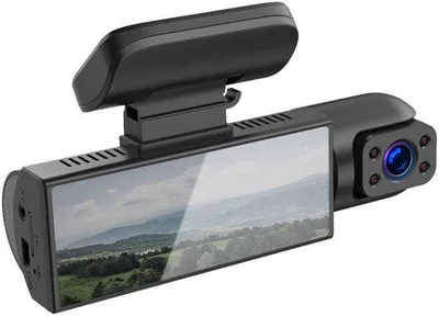 Obrázek produktu pro Záznamy z přední a zadní kamery, Full HD 1080p, noční vidění, 24hodinové parkování, detekce pohybu, širokoúhlý objektiv, příslušenství pro zabezpečení vozidla