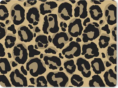 Produktbild von MuchoWow® Mauspad Mousepad Pantherdruck - Muster - Leopard 23x19 cm - Mousepads - Maus Mat - Pad - Mausunterlage - Schreibtischunterlage - Mauspad