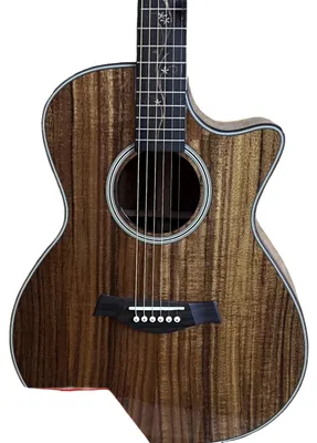 Imagen del producto de Guitarra acústica, cuerpo de koa, diapasón de palisandro, color marrón