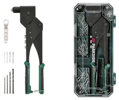Produktbild von PARKSIDE® Blindnietzangen-Set, 70-teilig