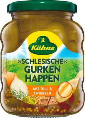 Produktbild von Kühne Schlesische Gurkenhappen 370ml