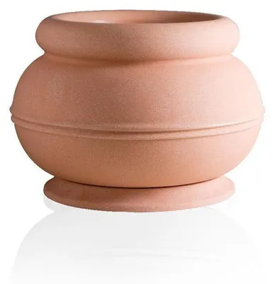Image de Vase - Koppo - D 50 x H 33 cm - Terre cuite - Marron