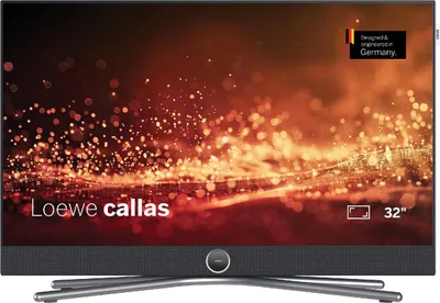 Produktbild von Loewe callas 32 Fernseher, 32 Zoll, Entwickelt in Deutschland, LED Display, HDR10, Dolby Atmos, Smart TV, Full HD, Integrierte Soundbar, USB und HDMI
