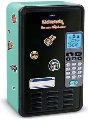 Produktbild von VTech KidiSecrets Magiclocker, Geheimfach mit 6-stelligem Code, Blau/Schwarz, 2 Fächer, 1 Geheimfach