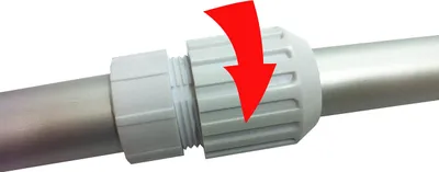 Produktbild von Teleskopstange Aluminium, 2-teilig, Teleskopstiel