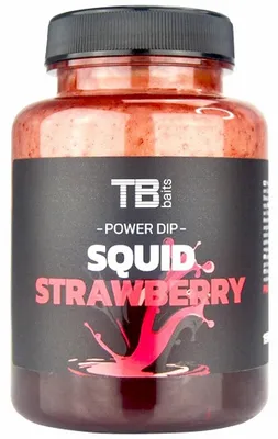 Obrázek produktu pro TB Baits Power Dip GLM Squid Strawberry 150ml