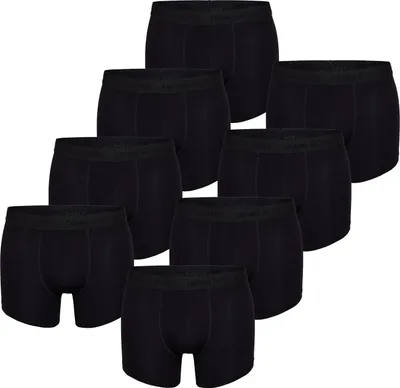 Produktbild von MG-1 Herren Retro Boxer 8-Pack Mix Colors - all black - Größe M