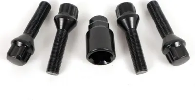 Obrázek produktu pro Zámky ráfků OMP černé M12 délka 64,7 mm