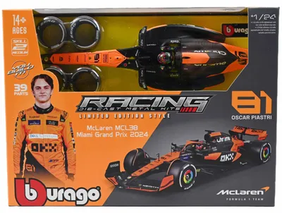 Obrázok produktu pre Bburago Model 1:24 BOLID F1 McLaren MCL38 #81 Piastri 18-28512