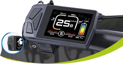 Immagine prodotto di Display LCD, compatibile con motori intermedi e motori hub, metriche personalizzabili, UART Bluetooth EKD01