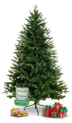 Produktbild von Künstlicher Weihnachtsbaum 220 cm inkl. Lichterkette